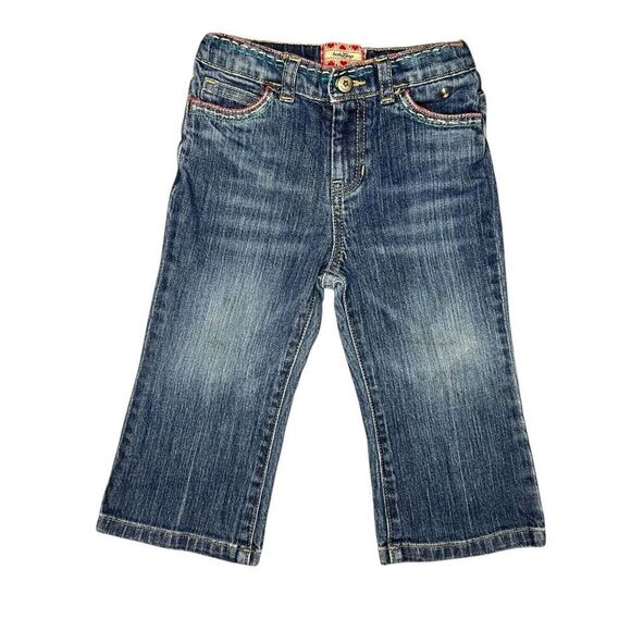 Baby GAP Girls 18-24 Months Denim Jeans Stretch Adjustable - Picture 1 of 6